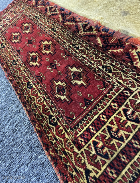 Circa 1860 Akhal tekke torba mint condition and untouched. 75 x 25 cm (without kilim). Please directly contact via e-mail or WhatsApp. +90 534 330 38 48 // halilaalan@gmail.com    