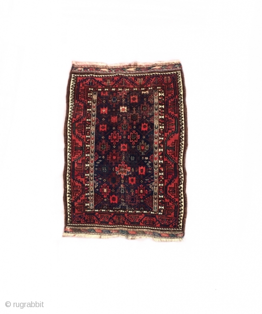 Baluch Rug with silk details 180 x 125 cm                        