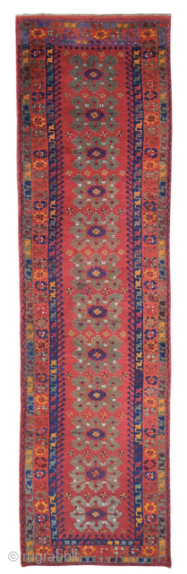 Late of the 19th century Anatolian Konya Runner. Have a good condition. size 116x430 cm. Please send me directly mail.
halilaydinrugs@gmail.com             