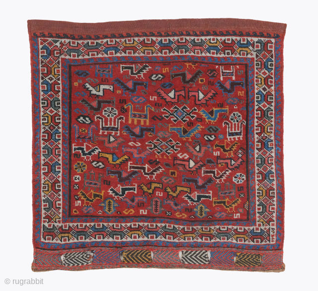 Bird Khamseh Bagface Circa 1880 Size: 71x71 cm
Please contact directly Halilaydinrugs@gmail.com                      