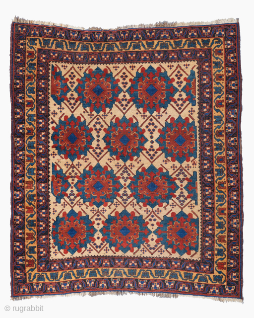 Afshar Rug Circa 1880 Size : 122x139 cm.
Please contact directly. Halilaydinrugs@gmail.com                      