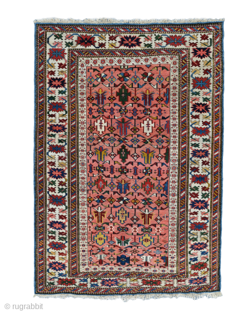 Mid-19th Century Caucasian Kuba Rug Size : 112x163 cm Please contact directly. Halilaydinrugs@gmail.com                    