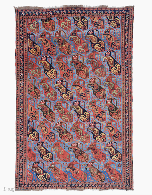 Late 19th Century Khamseh Rug Size: 130x200 cm
Please contact directly. Halilaydinrugs@gmail.com                      