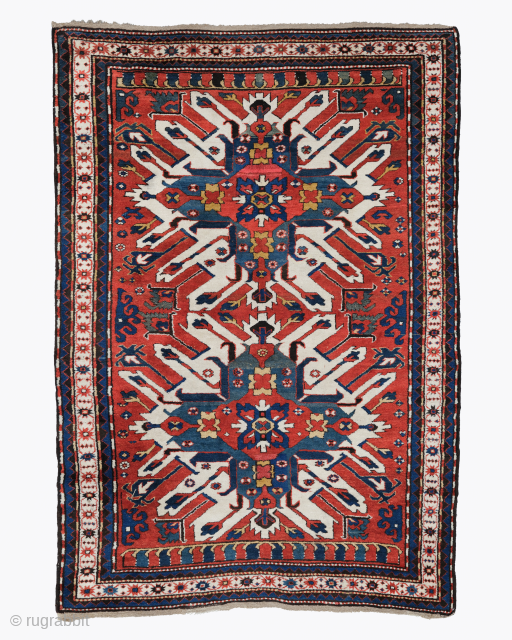 Eagle Kazak Rug Circa 1880 Size : 160x230 cm Please contact directly. Halilaydinrugs@gmail.com                    