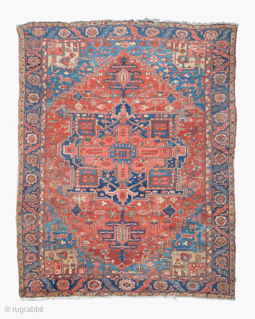 Late 19th Century Heriz Carpet Size: 250x370 cm.
Please contact directly. Halilaydinrugs@gmail.com                      