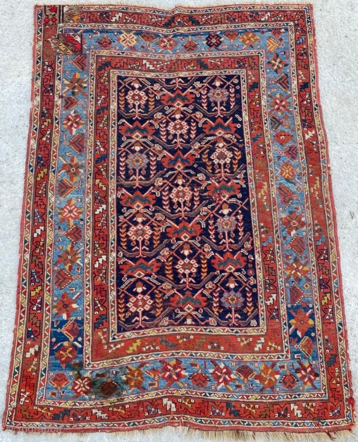 19th Century Avshar Rug Size:125x175 cm                           