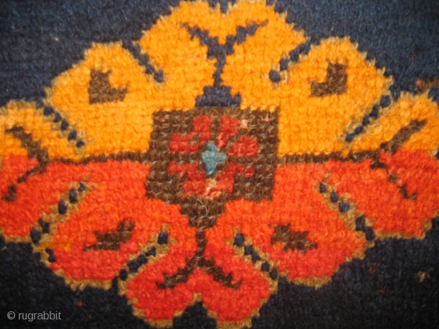 Kazak carpet 210 x 170 20th century, some synthetic colors                       