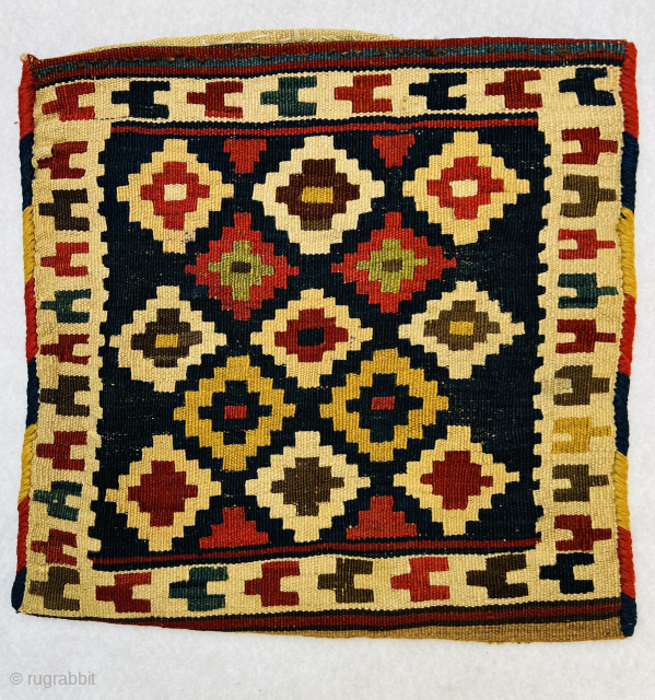 Shahsevan kilim bag 1880 circa size 37x37cm                          