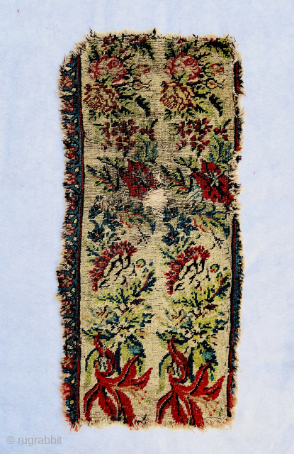 19th Century Persian Graus fragment,size 73x35cm                           