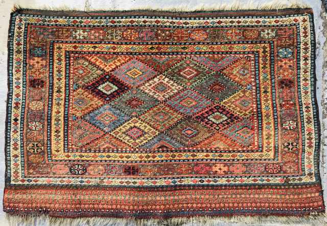 Kurdish Jaf with beautiful natural colors and very good condition. High wool. Size~129x80cm                    