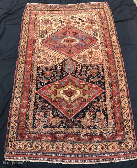 Khamseh rug 1870 circa size 180x110cm                           