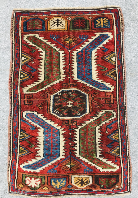 19th Century Central Anatolian yastik,beautiful colors and good condition,size 93x60cm                       