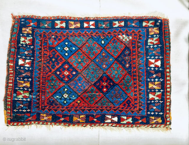 Kurdish Jaf with beautiful natural colors and very good condition. High wool. Size~66x46cm                    