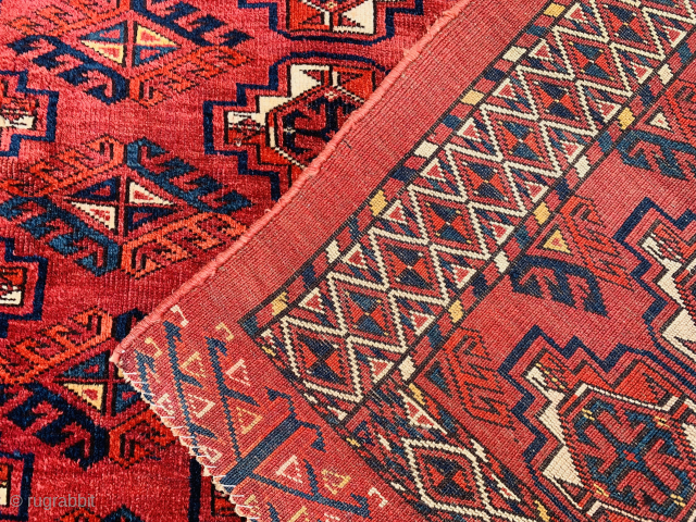 Turkmen Ersari chuval 1880 circa,size 125x90cm	                           