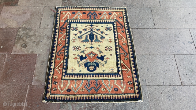 Very unique Caucasian Pinwheel Kazak Rug? Please feel free to contact for more information.Thanks                   