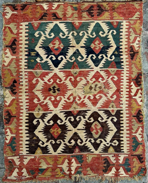 Size ; 60x120  cm. 
Central anatolia ,Konya 
Old fragment. 
email me directly: arisoylarmobilya@gmail.com
                   