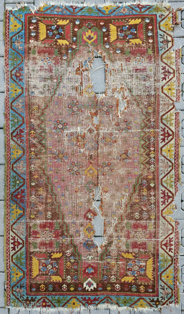 Size ; 100x170 cm,
Central anatolia,Cappadocia 
Old fragment                          