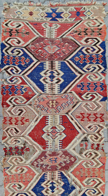 Size ; 95x253 cm
Central anatolia, Konya kilim                          