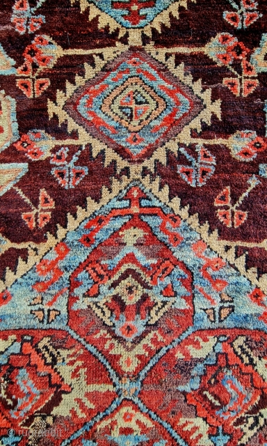 Size ; 87x120 cm,
Central anatolia, Konya (karapinar)
 I cannot see the e-mails you send (system error).
If you do not receive a response from me, please inquire via my backup account vintagerugsra51@gmail.com or  ...