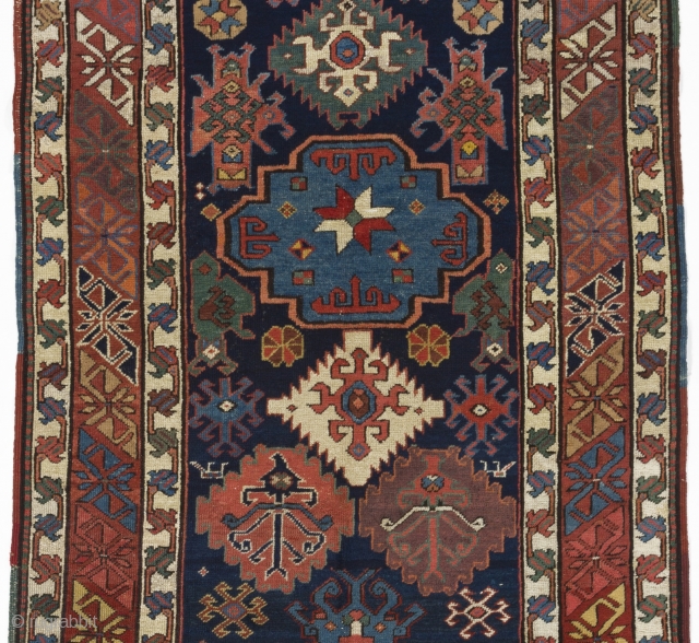 Shahsavan Runner, 104x272 cm, 19th Century. Please ask for a catalog showing our current collection.                  