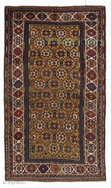 Caucasian Kazak Rug, 4ft x 7ft (120x210 cm), late 19th Century.                      