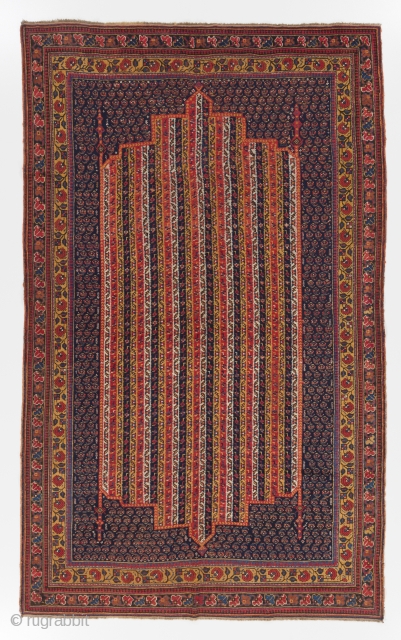 An Exceptional antique Afshar Rug with Moharramat design, South Persia, ca 1870, 5'3" x 8'6" (160x260 cm)                