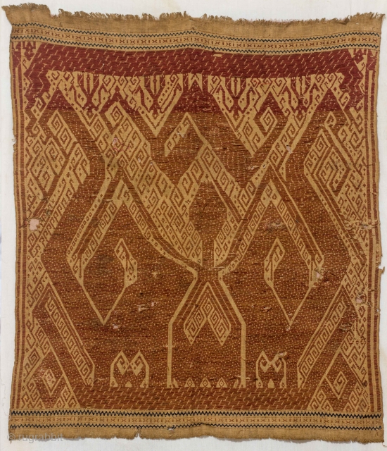 Tampan
Ritual Cloth
Lampung, Indonesia
Handspun cotton
Natural Dyes
Supplementary Weft
Late 19c                          