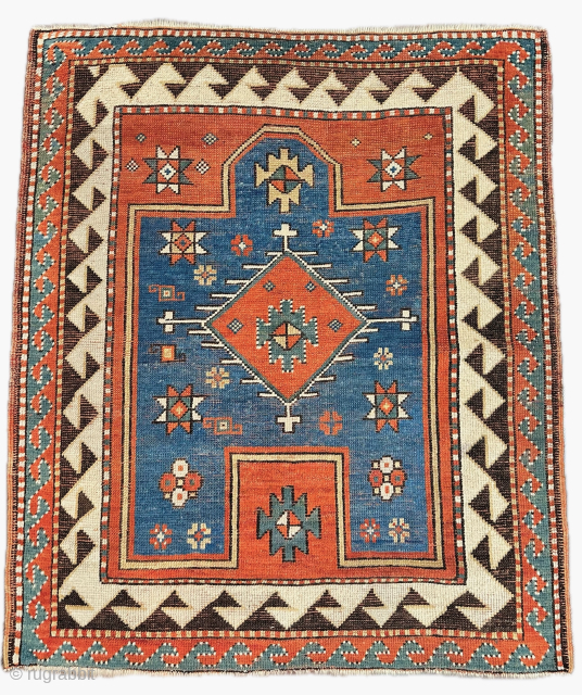 Caucasian Kazak Facralu

 19Th Century 

Size 115 x 100 cm 

visit www.anatoliantappeti.com 

for more info ---> info@anatoliantappeti.com
                