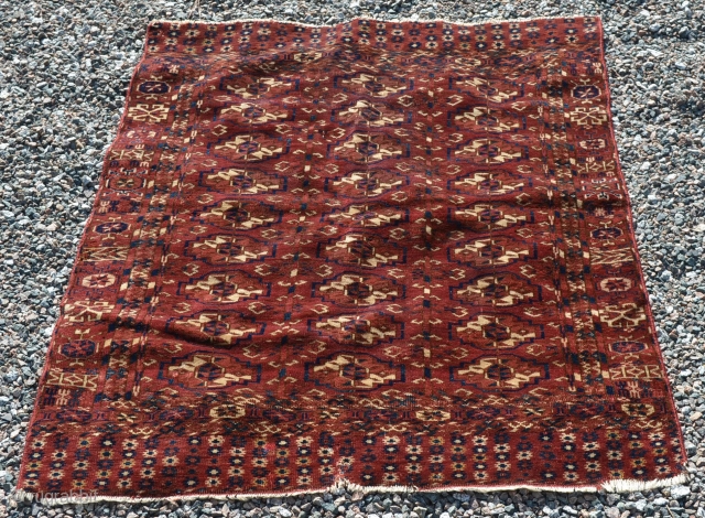 Tekke Turkoman Wedding Dowry Rug, Fine Weave, Nice Condition.  Measures 32" x 39"                   