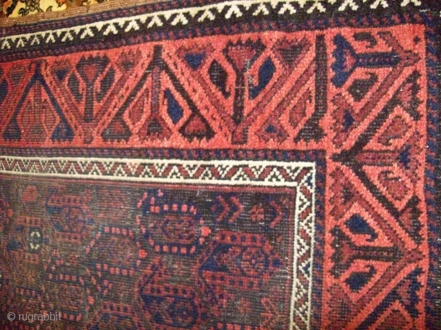 RARE BALUCH FINE QUALITY WITH BOTEH & ORIGNAL KILLIM ON THE BOTH SIDE ...