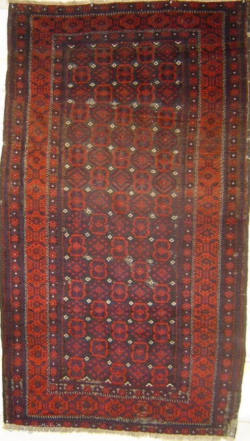 Do-Gulli Baluch, 125 x 218 cm One the oldest of its kind.
please email jbatki@twcny.rr.com
Deep glowing colors impossible to see in my poor photos          