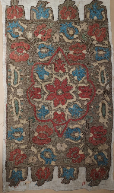 Sorry we missed the annual N.E.R.S. picnic and Moth Mart! Ottoman embroidery in silk and metallic thread on cotton or linen, Balkans or TransCaucasus, 19th century or earlier.  For other missed  ...