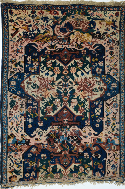 Kuba "Sport" fragment. Lower end rewoven. USD 875.- includes shipping in U.S. Please check out my other antique village and nomad rugs from the Caucasus posted here on RR and email me  ...