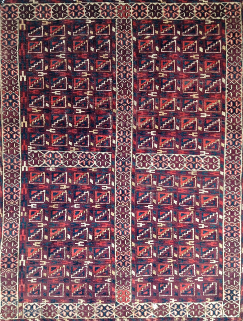 Very rare Yomud Turkmen ensi-like wedding rug. Please email johnbatki@gmail.com  SOLD                     