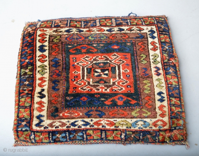Beautiful Antique Kurdish Pillow All Natural colors Decorative ready for use
Very good soft wool size 62 x 53 centimeters
few low spots are age related ( end 19th century )    