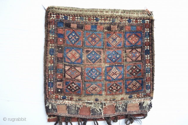 Mid 19th century Baluch bag face                           