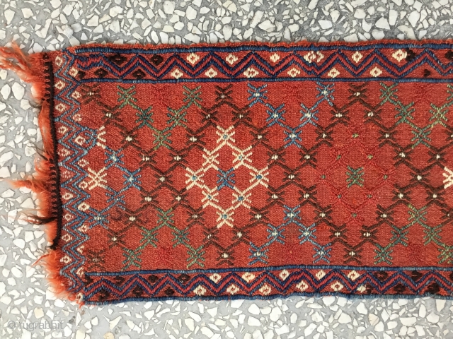 Central Anatolian Konya-Obruk Cicim Band
19th Century 
Size:360x32Cm / 11’10”x1’1”                        