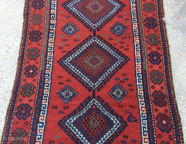 Anatolian Kurdish Rug-19th Century
Size:120X418cm / 14"X4"                           