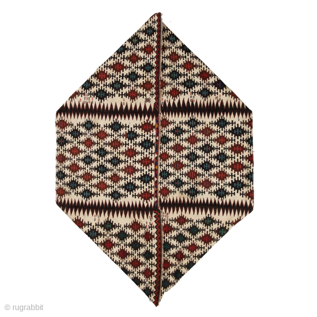 Antique Caucasian Shirvan Cradle Kilim, Circa 1870, 2’4 x 4’11 Ft.
Kayarugs1@gmail.com                      