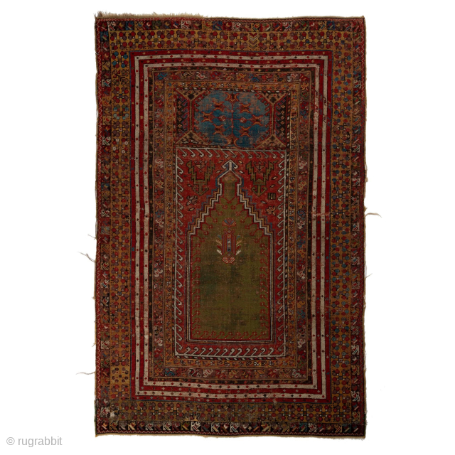 Antique Mucur Rug, Circa 1800, 3’11 x 5’9 Ft.
Kayarugs1@gmail.com                        