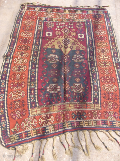 Nice Anatolian Prayer Kilim,excellent condition,all good colours,fine weave,Size 5'*3'10".E.mail for more info.                     