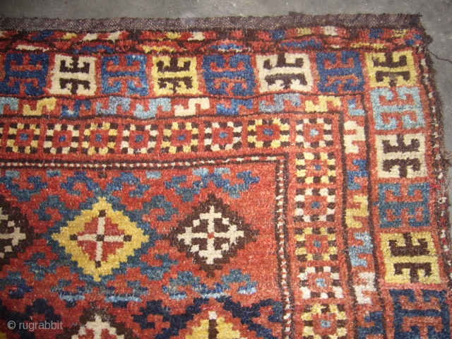 Ersari Juval,good colours and age,soft wool,excellent condition without any repair.Size 4ft*2'6".                      