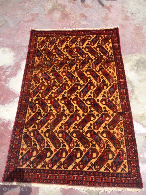 Boteh design Afshar Rug excellent condition colors and design,without any repair.Ready for the floor.E.mail for more info.                