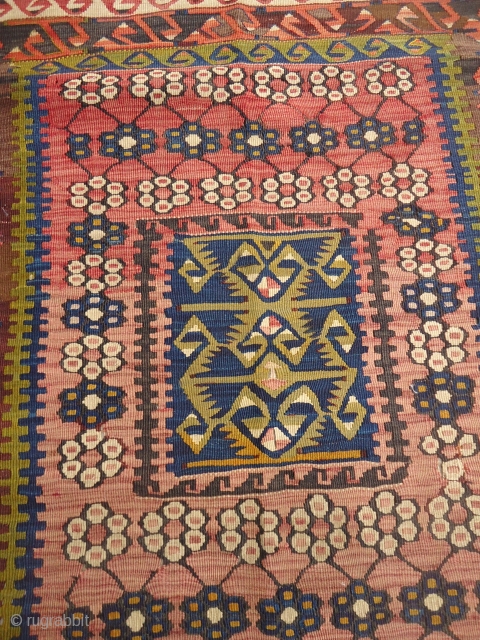 Small and beautiful Reyhanli Kilim,very nice colours and design,good condition.Ready for use.E.mail for more info.                  