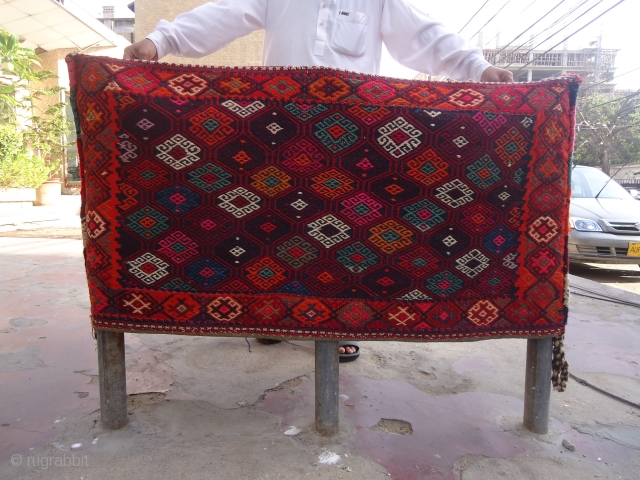 Beautiful Tribal Persian complete Mafrash with good very nice design  colors and excellent condition.Handwashed ready for the display.E.mail for more info.           