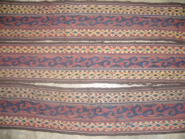 Central Asian Tent Band,good condition and weave,Size 21'7"*8".E.mail for more info.                      