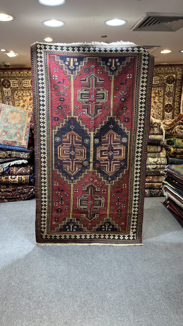 Antique Persian afshar killim wool excellent condition  accept only PayPal 
Size 6x7 approx feet                  