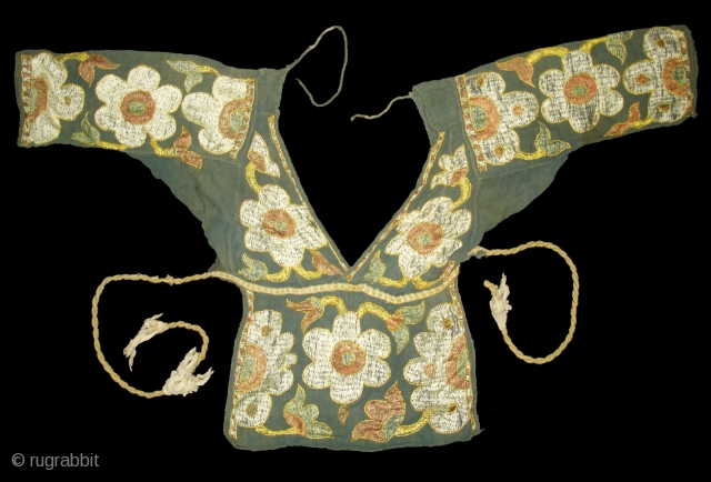 Embroidery Choli(Child)From Chamba Region of Himachal Pradesh India.Circa 1900(DSC00119 New).                       