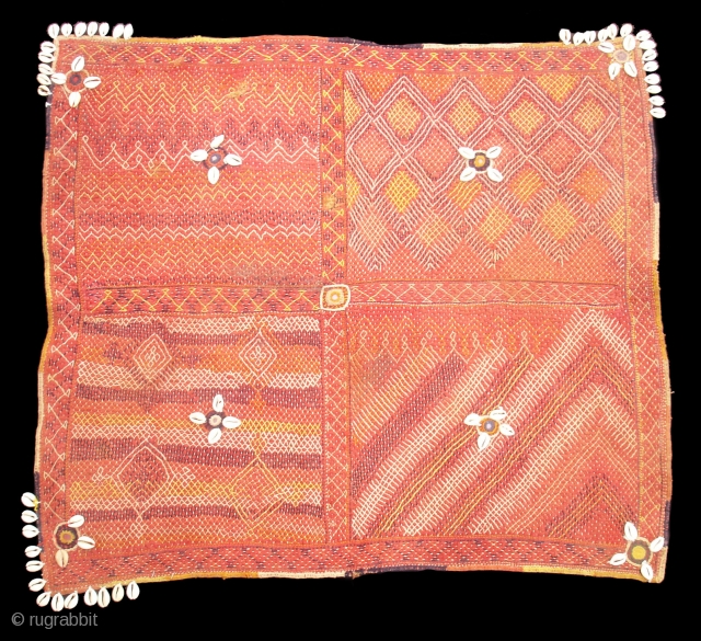 Banjara Darani(Quilted Mat)From Madhiya Pradesh India.Its size is 68cmX76cm(DSC01347 New).                       