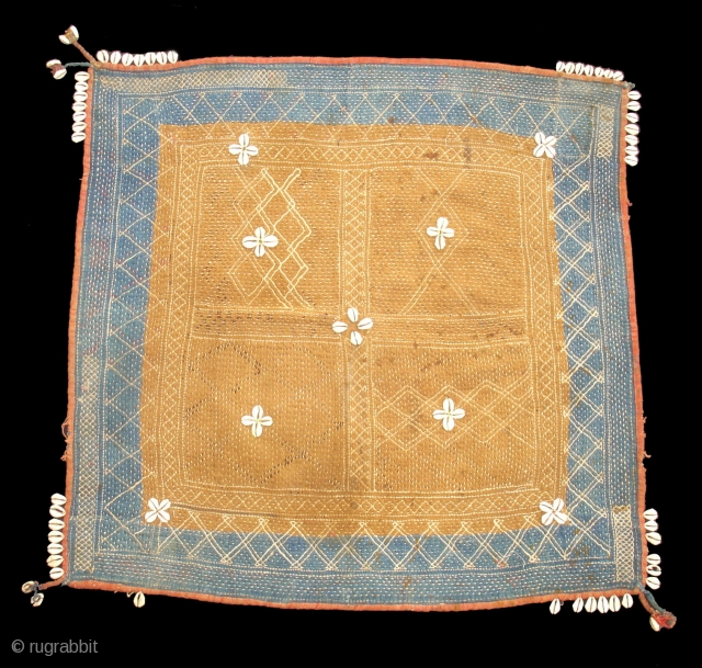 Banjara Darani(Quilted Mat)From Madhiya Pradesh India.Its size is 61cmX62cm(DSC01361 New).                       